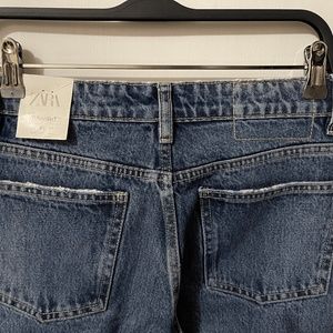 BNWT Zara blue straight cut jeans